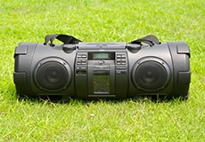 iPhone対応CDラジカセ